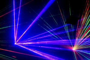 Aser Light in Nightclub Image Audiovisuals