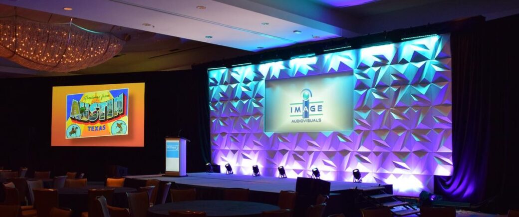 PACE Conference - Austin, TX - Modular Backdrops Stage Design - ImageAV