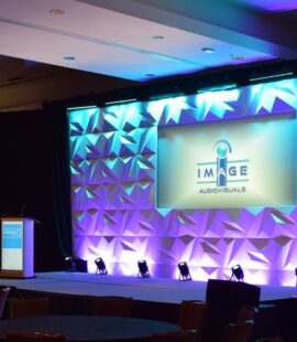 PACE Conference - Austin, TX - Modular Backdrops Stage Design - ImageAV