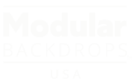 Modular Backdrops logo in white