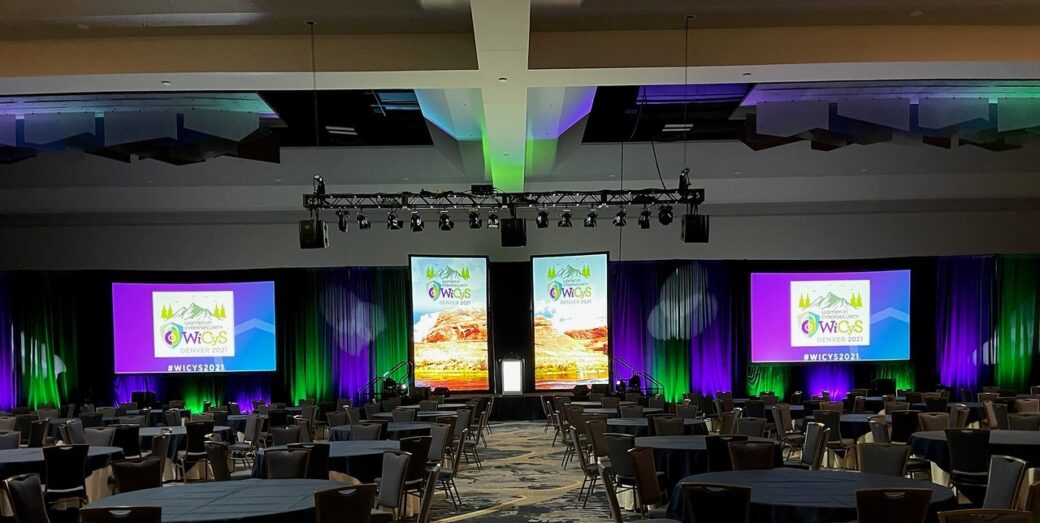 WiCyS annual 2021 conference produced by ImageAV for live event and hybrid meeting services