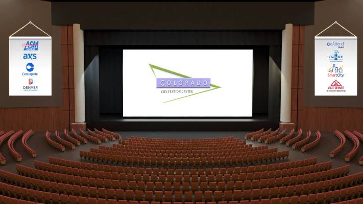 Colorado Convention Center Virtual Event Platform – Bellco Theatre – Denver, CO – ImageAV