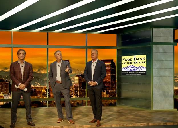 Custom Virtual Stage Sets - Denver, CO - Food Bank of the Rockies - ImageAV