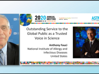 ASTMH 2021 Virtual Conference - Denver, CO - Dr. Fauci Award Recipient - ImageAV
