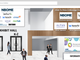 Virtual Exhibit Hall Lobby – Denver, CO – AACOM Hybrid Event – ImageAV