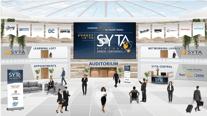 SYTA 2021 Virtual Conference - Denver, CO - Virtual Event Lobby Room - ImageAV