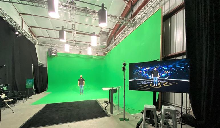 virtual event company - denver, co - virtual green screen stages - imageav