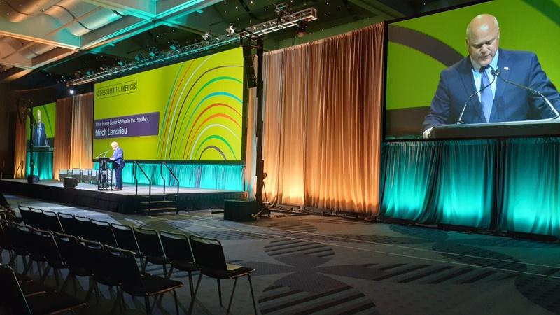Cities Summit of the Americas 2023 - Colorado Convention Center - Live Event Set Designs - ImageAV