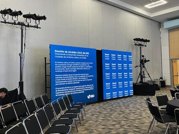 Audio Visual Technology Ideas - Cities Summit of the Americas ICW Event - Denver, CO - LED Wall for Events - ImageAV