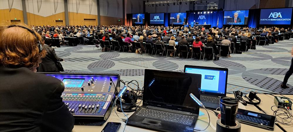 ABA Conference - Colorado Convention Center - Onsite AV Provider - ImageAV