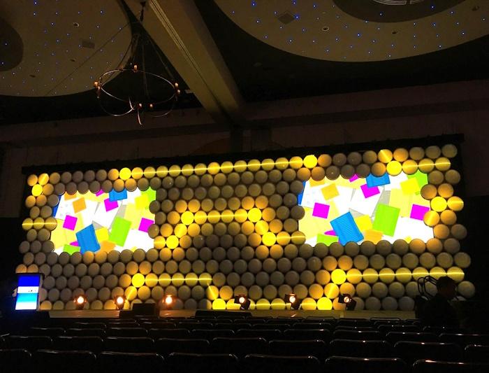 Modular Backdrops Set Design Panels - Denver, CO - MIC 2021 Projection Mapping - ImageAV