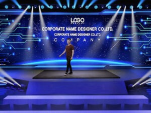 Virtual Event Backdrop - Stage Set Design - Denver CO - Image AV 600x450