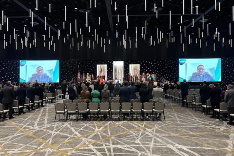 FSMB Annual Conference Seattle WA LED Stage Design ImageAV - Denver, CO - Image AV